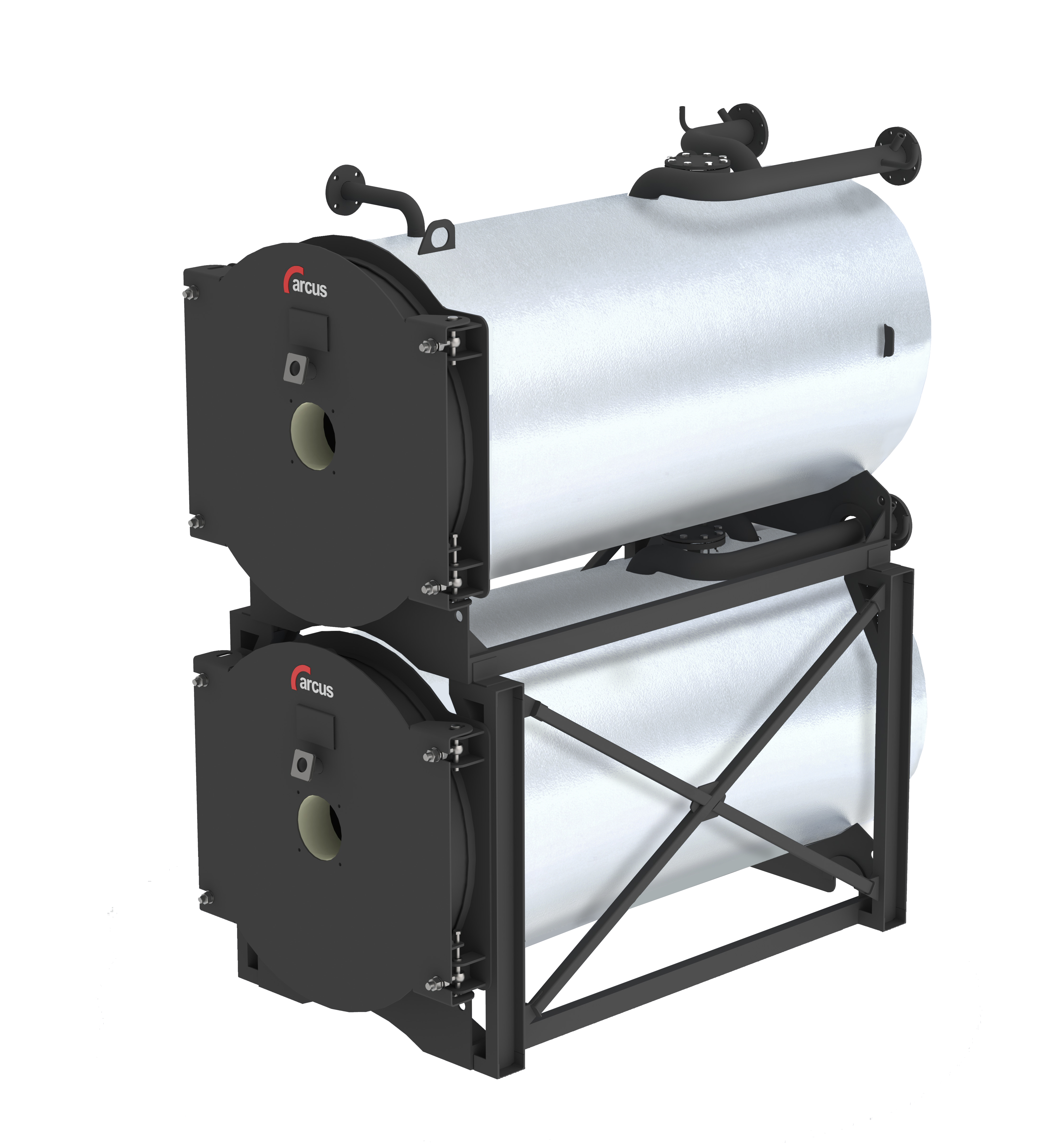 Котел модульный трехходовой жаротрубный ARCUS IGNIS F-2-800 (КВа-0,8 ГМ)